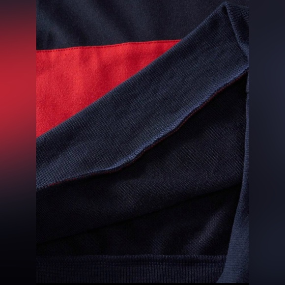 Men’s Color Block Letter Graphic Drawstring Kangaroo Pocket Hoodie🔥 - Picture 3 of 4